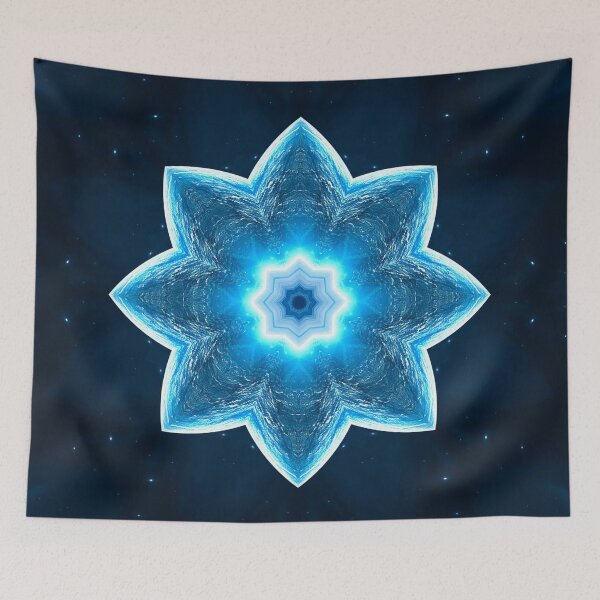 Item preview, Glowing Blue StarFlower designed and sold by florista69.