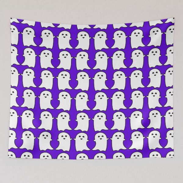 Item preview, Happy Ghosts Purple Print designed and sold by loki-doki-choki.