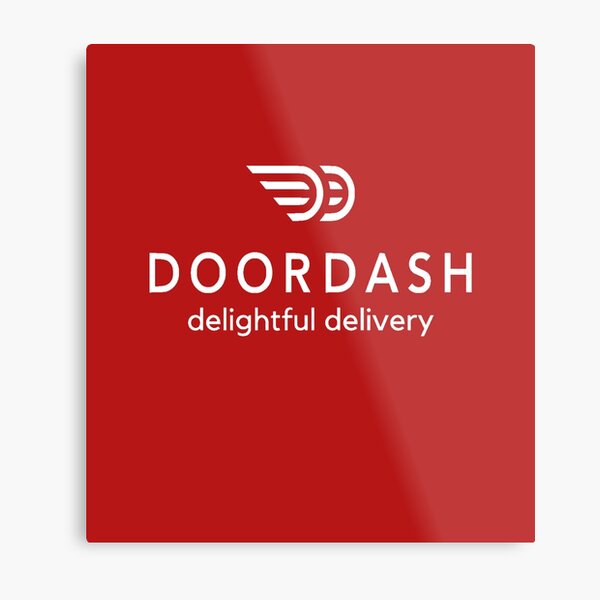 Doordash Metal Prints | Redbubble
