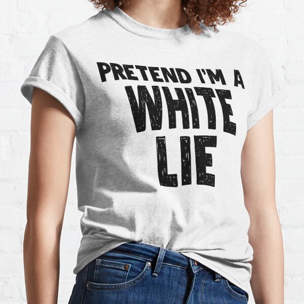 white lie t shirt party tik tok