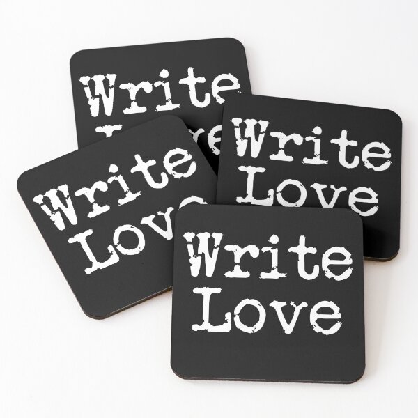 Item preview, Write Love in White designed and sold by TeaRoseWriter.