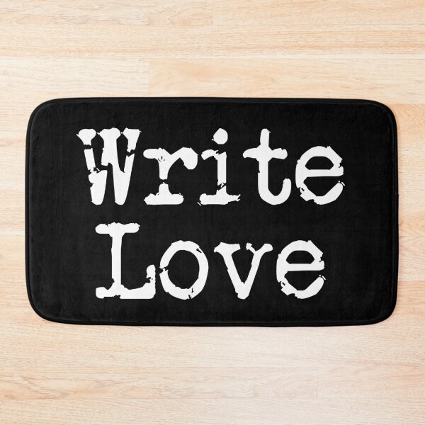Item preview, Write Love in White designed and sold by TeaRoseWriter.