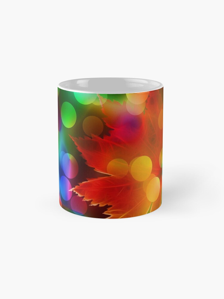 Alternate view of Seasonal Leaf & Lights Mug