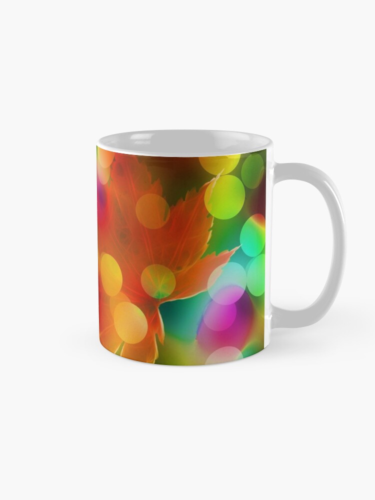 Alternate view of Seasonal Leaf & Lights Mug