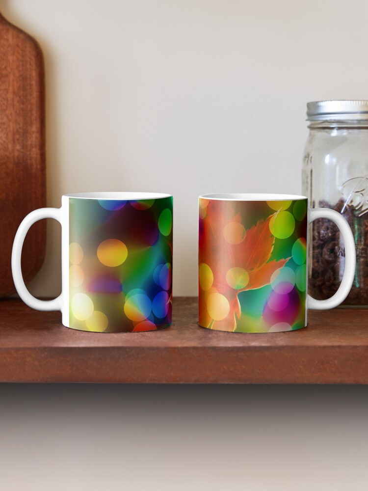Alternate view of Seasonal Leaf & Lights Mug