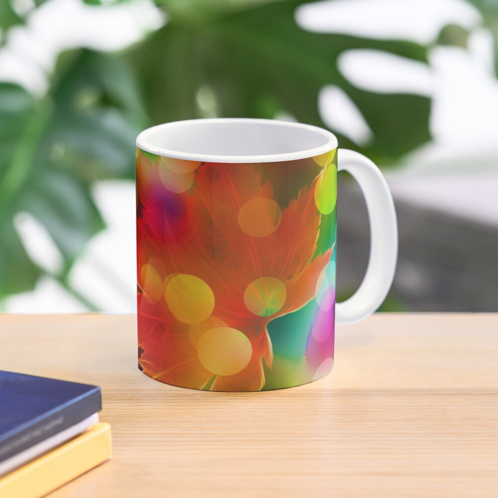 Seasonal Leaf & Lights Mug