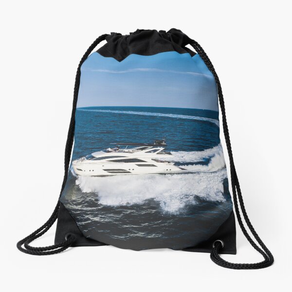 Mega Yacht Drawstring Bag