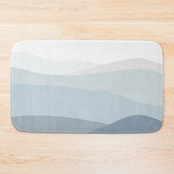 Item preview, Modern Minimalist Aesthetic Landscape - Blue designed and sold by LophiiCreations.
