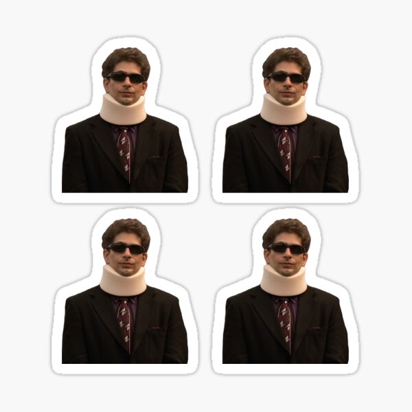 Chrissy Neck Brace x4 Sticker