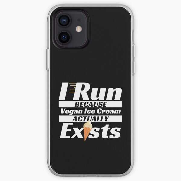 Vegan Ice Cream Loving Runner iPhone Soft Case