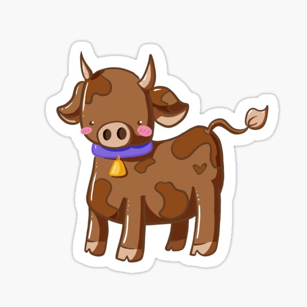 "Chocolate Milk Cow" Sticker by nebulaxie Redbubble