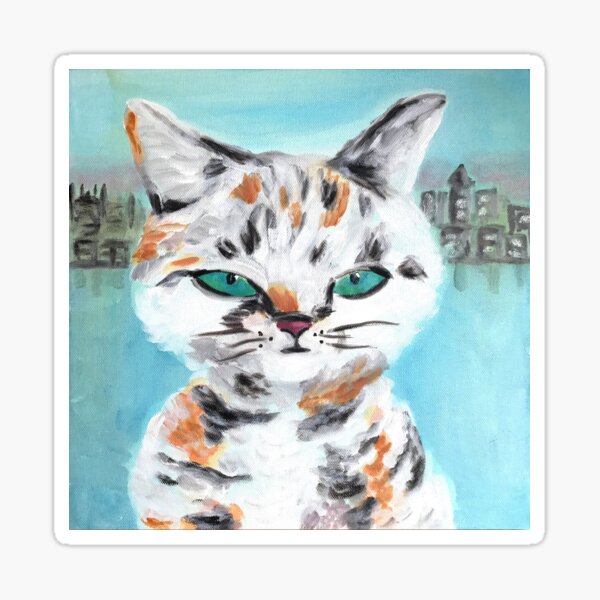 City Kitty-ORIGINAL Sticker