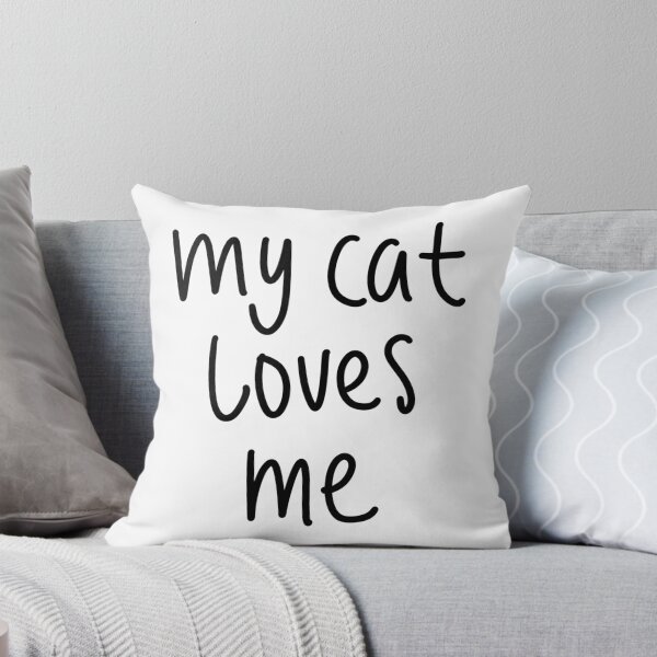 Item preview, My Cat Loves Me, White Lie Party designed and sold by ravenmandyshop.