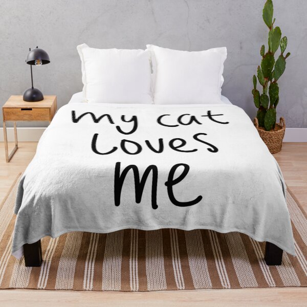 Item preview, My Cat Loves Me, White Lie Party designed and sold by ravenmandyshop.