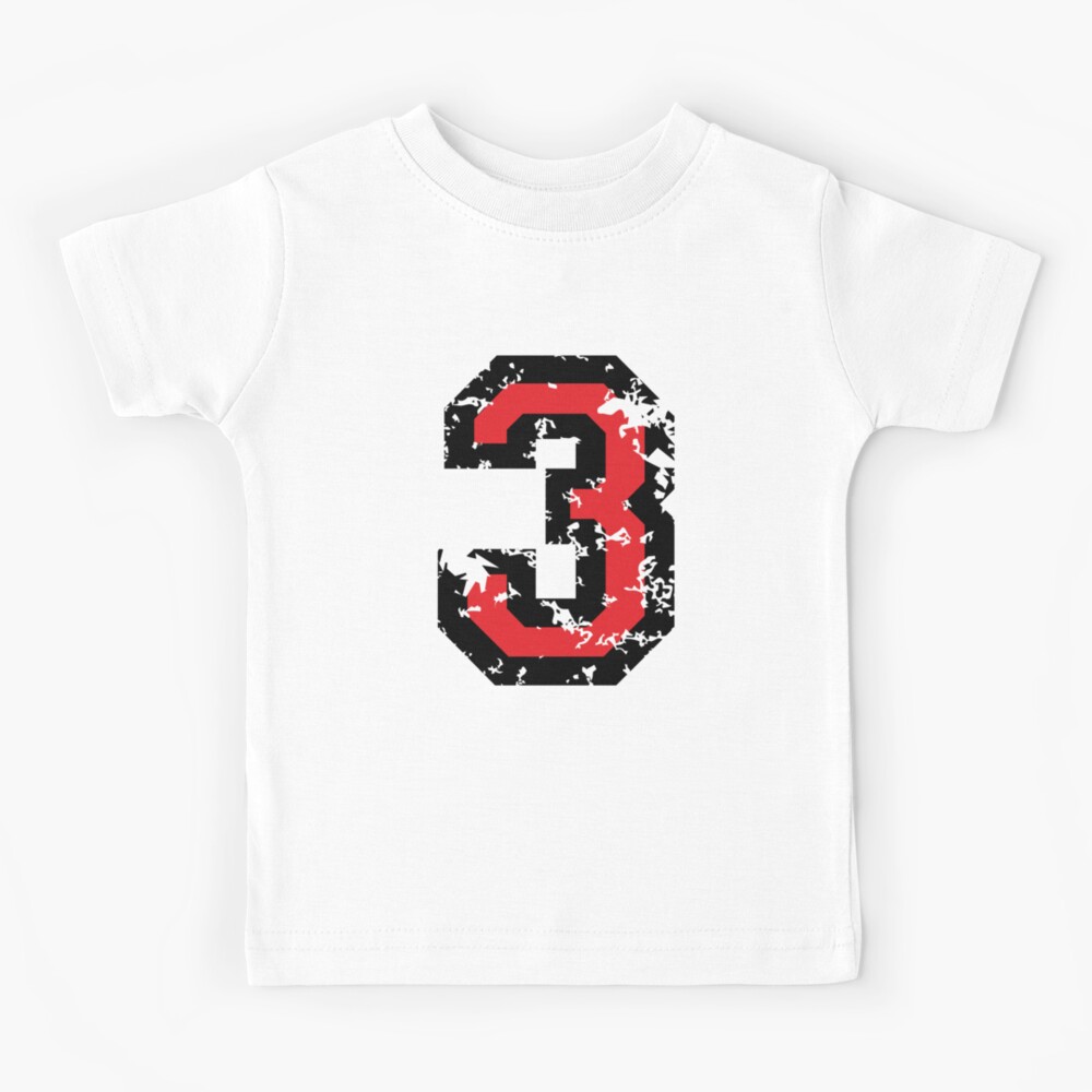 The Number Three - No. 3 (two-color) white | Kids T-Shirt