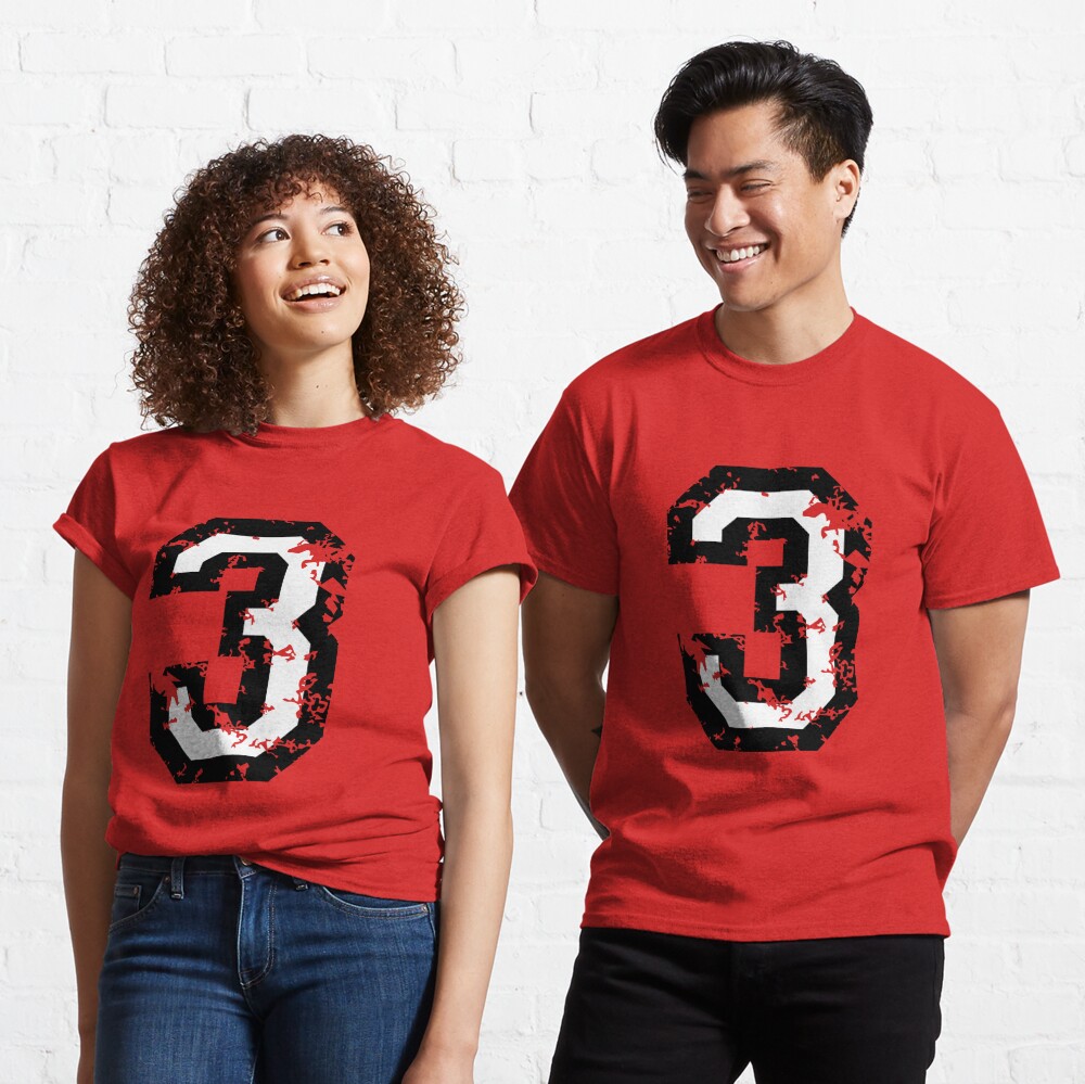 The Number Three - No. 3 (two-color) white Essential T-Shirt for Sale by  theshirtshops