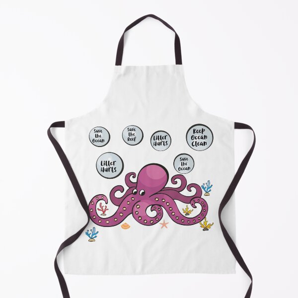Item preview, Octopus Save the Ocean Earth Day Message designed and sold by Bliss Find And Design.