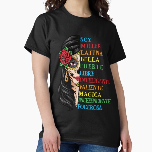 Artikel-Vorschau von Soy Mujer Latina Chingona Rote Rose im Haar Inspirierendes Zitat Mujer Latina, mexikanische Frauen, mexikanischer Stolz , designt und verkauft von Socami.