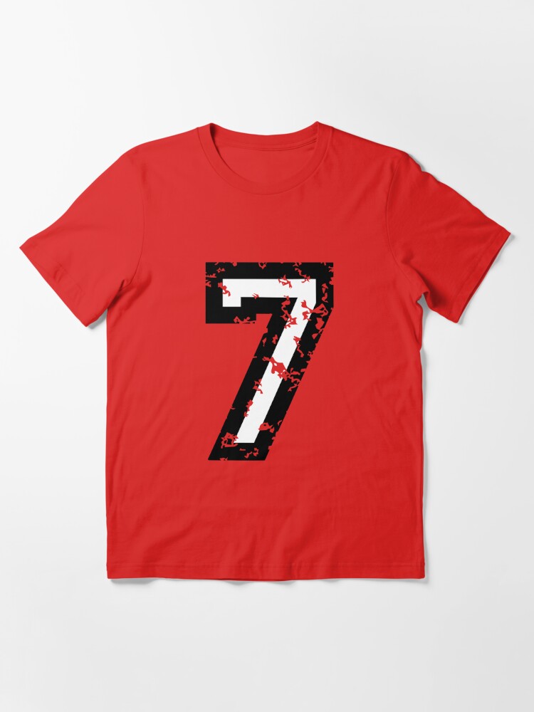 Number Seven - No. 7 (two-color) white