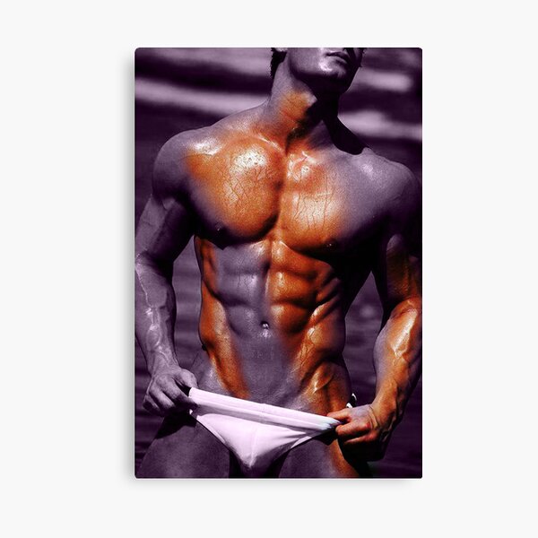 Torso Hunk PRP Streak Canvas Print