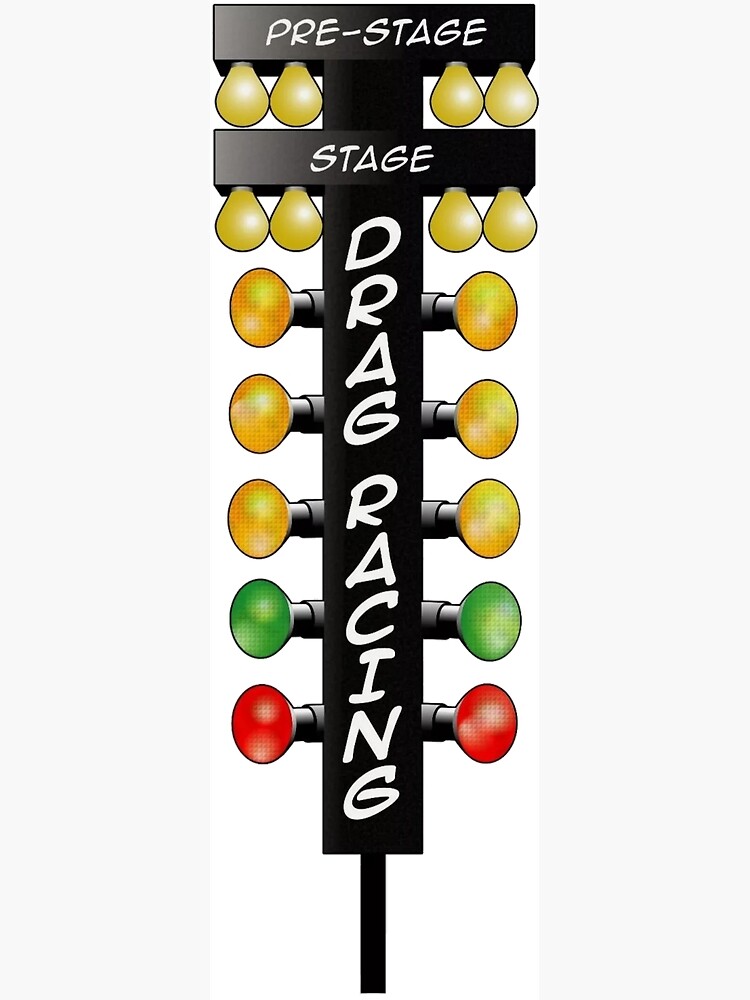 "Drag Racing Tree" Poster for Sale by lacm2020 Redbubble