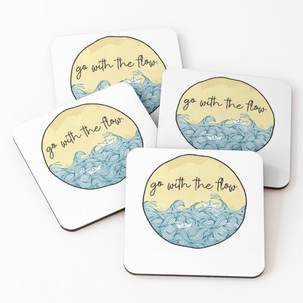 Item preview, Go With The Waves Flow Watercolor designed and sold by sharedipmemes.