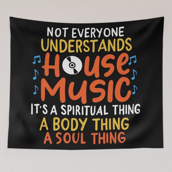 Item preview, House Music a Spiritual Thing, Body Thing, and Soul Thing  designed and sold by Dancing Dolphin Crafts.