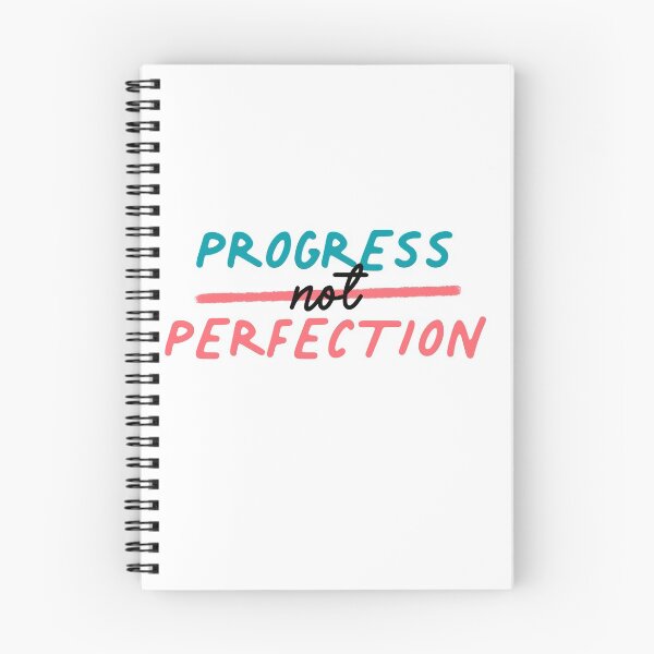 Item preview, Progress Not Perfection Red Blue designed and sold by sharedipmemes.