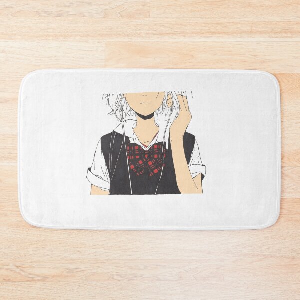 Item preview, Anime school girl with headphones designed and sold by MysticStudio.