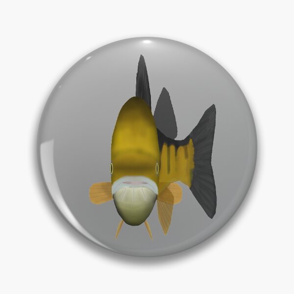 Item preview, Yellow Perch - Fish Head designed and sold by fishfolkart.