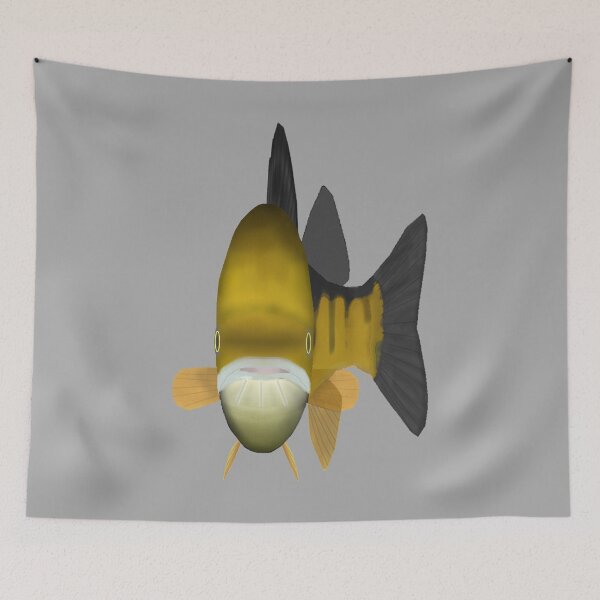 Item preview, Yellow Perch - Fish Head designed and sold by fishfolkart.