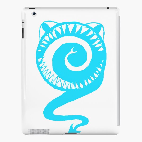 Round Scream in Blue iPad Snap Case