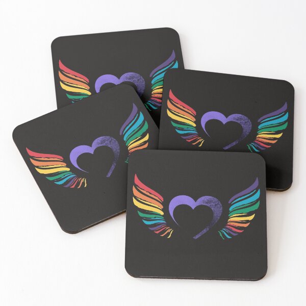 Item preview, Pride Heart with Wings designed and sold by ForeverAgain.