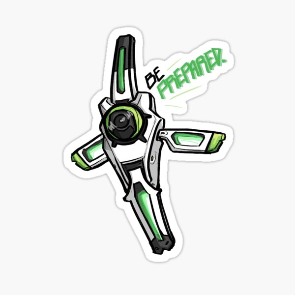 be prepared drone Sticker