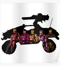 Red vs Blue - Red Team Poster