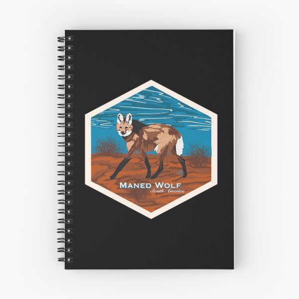 Item preview, Maned Wolf (Chrysocyon brachyurus) Screenprint Style designed and sold by Alawstrations.