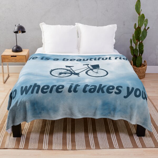 Item preview, Life is a beautiful ride. Go where it takes you. Bicycle Art designed and sold by NancyMerkle.