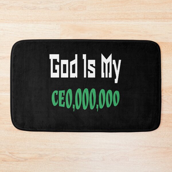 Item preview, God Is My CEO,000,000 -  Millionaire Mindset - Christian Affirmation - designed and sold by Tovahblue.