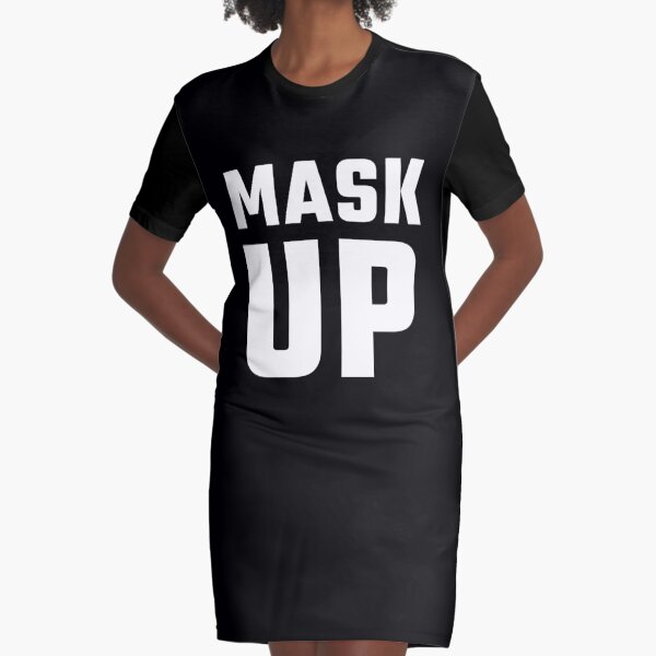 Wear Your Mask! Graphic T-Shirt Dress