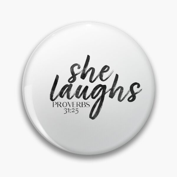 Item preview, She Laughs Written Watercolor Bible designed and sold by sharedipmemes.