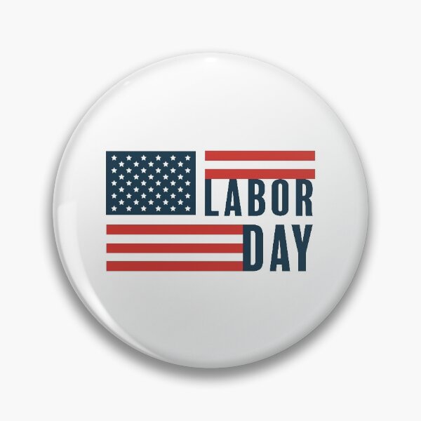 Item preview, Labor Day US Flag Illustration designed and sold by foxleylane.