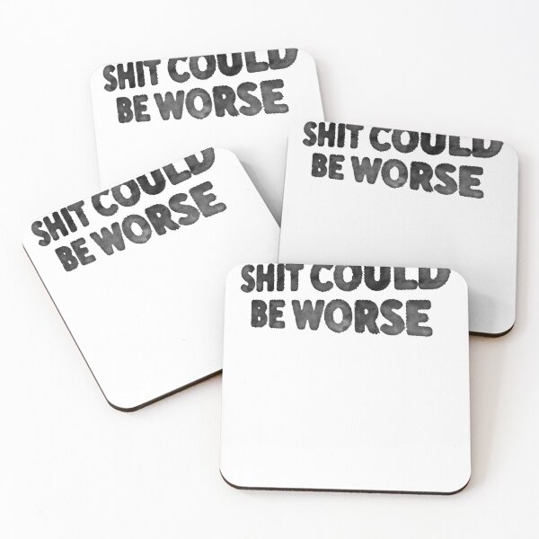Item preview, Shit Could Be Worse Watercolor Dark designed and sold by sharedipmemes.