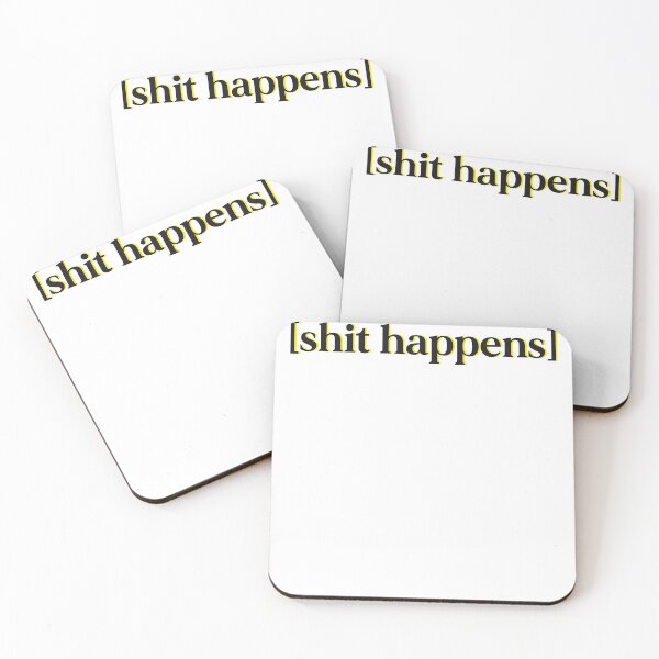 Item preview, Sh** Happens Writer Yellow Bright designed and sold by sharedipmemes.