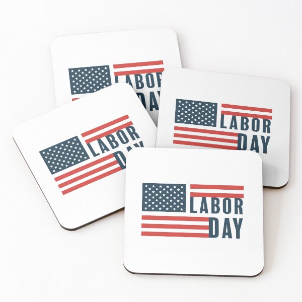 Item preview, Labor Day US Flag Illustration designed and sold by foxleylane.