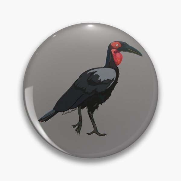 Item preview, Southern Ground Hornbill (Bucorvus leadbeateri) designed and sold by Alawstrations.