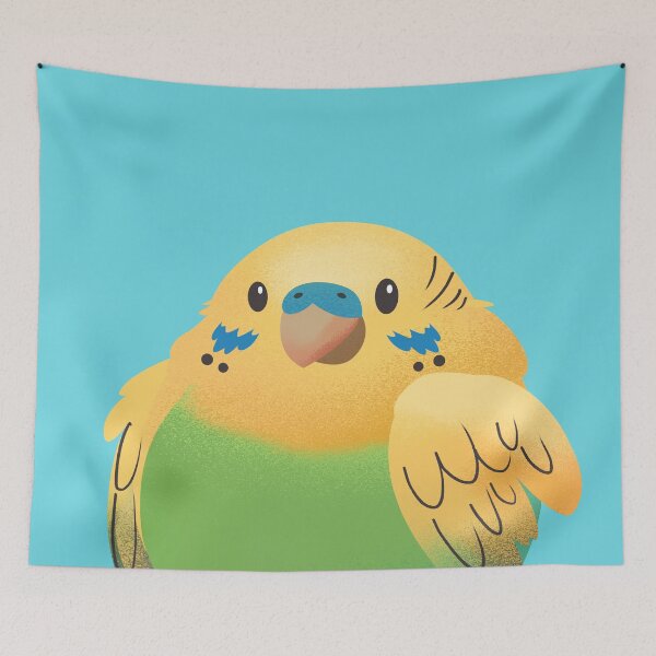 Item preview, Cute Parakeet Budgie Bird designed and sold by picayan.