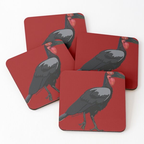 Item preview, Southern Ground Hornbill (Bucorvus leadbeateri) designed and sold by Alawstrations.