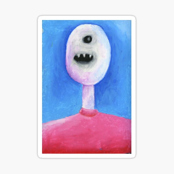 Face McStink's School Photo Sticker