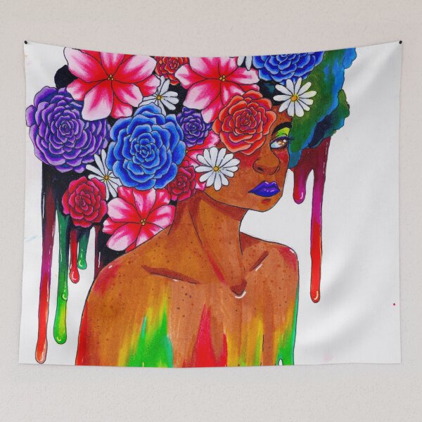 Item preview, Flowers in her Hair designed and sold by AvalonUnmuzzled.