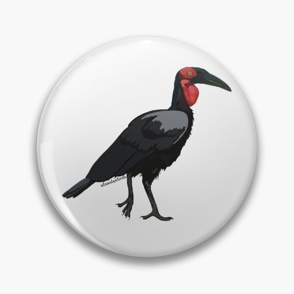 Item preview, Copy of Southern Ground Hornbill (Bucorvus leadbeateri) designed and sold by Alawstrations.
